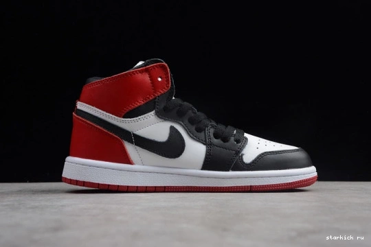 1 Black Air 555088-125 Kids  (2016) 555088-125 Kid Retro Toe Jordan 1127